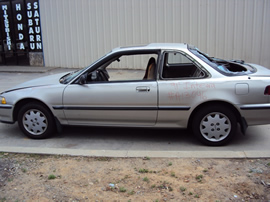1991 ACURA INTEGRA 2DOOR HATCH BACK LS MODEL 1.8L MT FWD COLOR SILVER STK A13046
