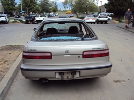 1991 ACURA INTEGRA 2DOOR HATCH BACK LS MODEL 1.8L MT FWD COLOR SILVER STK A13046