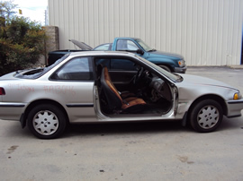 1991 ACURA INTEGRA 2DOOR HATCH BACK LS MODEL 1.8L MT FWD COLOR SILVER STK A13046