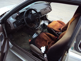 1991 ACURA INTEGRA 2DOOR HATCH BACK LS MODEL 1.8L MT FWD COLOR SILVER STK A13046