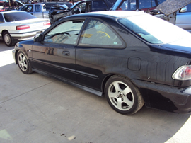 2000 HONDA CIVIC EX MODEL 2 DOOR COUPE 1.6L MT FWD COLOR BLACK  STK A13047