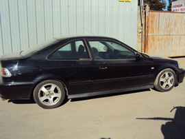2000 HONDA CIVIC EX MODEL 2 DOOR COUPE 1.6L MT FWD COLOR BLACK  STK A13047