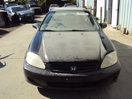 2000 HONDA CIVIC EX MODEL 2 DOOR COUPE 1.6L MT FWD COLOR BLACK  STK A13047