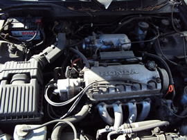 2000 HONDA CIVIC EX MODEL 2 DOOR COUPE 1.6L MT FWD COLOR BLACK  STK A13047