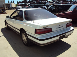 1990 ACURA LEGEND 2 DOOR COUPE LS MODEL 2.7L V6 MT FWD COLOR WHITE STK A13049