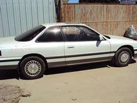 1990 ACURA LEGEND 2 DOOR COUPE LS MODEL 2.7L V6 MT FWD COLOR WHITE STK A13049