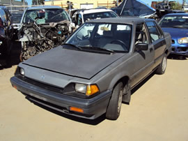 1985 HONDA CIVIC 4 DOOR SEDAN 1.5L AT FWD COLOR GRAY A14083