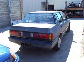 1985 HONDA CIVIC 4 DOOR SEDAN 1.5L AT FWD COLOR GRAY A14083