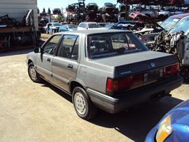 1985 HONDA CIVIC 4 DOOR SEDAN 1.5L AT FWD COLOR GRAY A14083