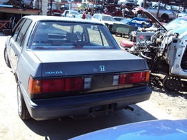 1985 HONDA CIVIC 4 DOOR SEDAN 1.5L AT FWD COLOR GRAY A14083