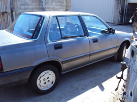 1985 HONDA CIVIC 4 DOOR SEDAN 1.5L AT FWD COLOR GRAY A14083