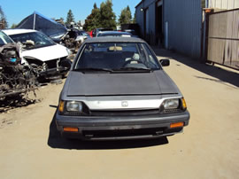 1985 HONDA CIVIC 4 DOOR SEDAN 1.5L AT FWD COLOR GRAY A14083