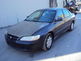 1999 HONDA ACCORD 4 DOOR SEDAN LX MODEL 2.3L ULEV AT FWD COLOR PURPLE A14084