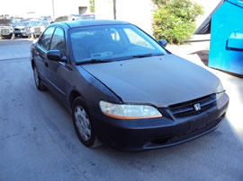 1999 HONDA ACCORD 4 DOOR SEDAN LX MODEL 2.3L ULEV AT FWD COLOR PURPLE A14084