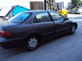 1999 HONDA ACCORD 4 DOOR SEDAN LX MODEL 2.3L ULEV AT FWD COLOR PURPLE A14084
