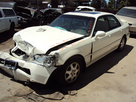 2002 ACURA RL 4 DOOR SEDAN 3.5L V6 AT FWD COLOR WHITE STK A13050