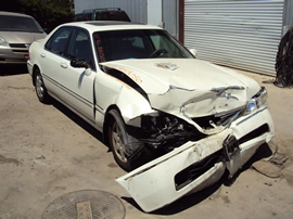 2002 ACURA RL 4 DOOR SEDAN 3.5L V6 AT FWD COLOR WHITE STK A13050