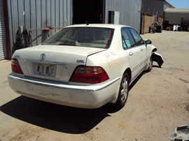 2002 ACURA RL 4 DOOR SEDAN 3.5L V6 AT FWD COLOR WHITE STK A13050