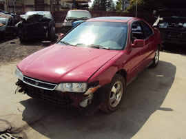 1997 HONDA ACCORD 2 DOOR COUPE SE MODEL 2.2L AT FWD COLOR RED A13051