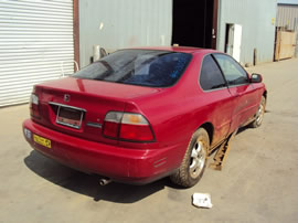 1997 HONDA ACCORD 2 DOOR COUPE SE MODEL 2.2L AT FWD COLOR RED A13051