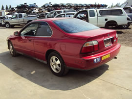 1997 HONDA ACCORD 2 DOOR COUPE SE MODEL 2.2L AT FWD COLOR RED A13051
