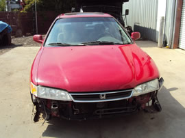1997 HONDA ACCORD 2 DOOR COUPE SE MODEL 2.2L AT FWD COLOR RED A13051