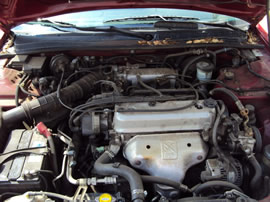 1997 HONDA ACCORD 2 DOOR COUPE SE MODEL 2.2L AT FWD COLOR RED A13051