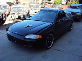 1995 HONDA CIVIC 2 DOOR CPE DX MODEL 1.5L MT 2WD COLOR BLACK A13053