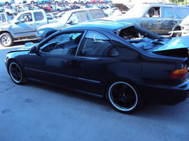 1995 HONDA CIVIC 2 DOOR CPE DX MODEL 1.5L MT 2WD COLOR BLACK A13053