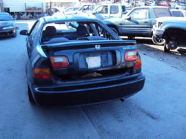 1995 HONDA CIVIC 2 DOOR CPE DX MODEL 1.5L MT 2WD COLOR BLACK A13053