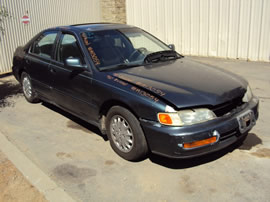 1996 HONDA ACCORD 4 DOOR SEDAN EX MDL 2.2L AT FWD COLOR GREEN A13054