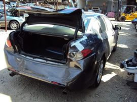 2009 ACURA TSX 4 DOOR SEDAN 2.4L AT FWD COLOR GRAY A14093