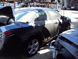 2009 ACURA TSX 4 DOOR SEDAN 2.4L AT FWD COLOR GRAY A14093