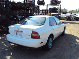 1994 HONDA ACCORD 4 DOOR SEDAN EX MODEL 2.2L VTEC AT FWD COLOR WHITE A14111