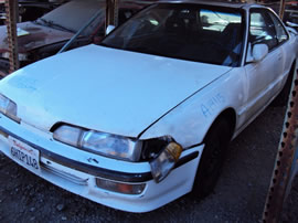 1993 ACURA INTEGRA 2 DOOR HATCHBACK LS SPECIAL MODEL 1.8L AT FWD COLOR WHITE A14115