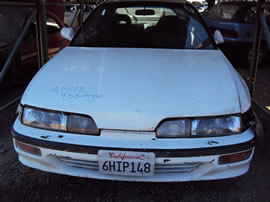 1993 ACURA INTEGRA 2 DOOR HATCHBACK LS SPECIAL MODEL 1.8L AT FWD COLOR WHITE A14115