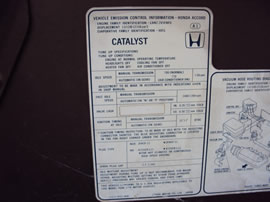 1990 HONDA ACCORD 4 DOOR SEDAN DX MODEL 2.2L MT FWD COLOR BROWN A14121