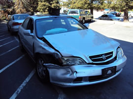2000 ACURA TL MODEL 4 DOOR SEDAN 3.2L ULEV V6 AT FWD COLOR SILVER A13060