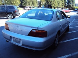 2000 ACURA TL MODEL 4 DOOR SEDAN 3.2L ULEV V6 AT FWD COLOR SILVER A13060