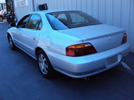 2000 ACURA TL MODEL 4 DOOR SEDAN 3.2L ULEV V6 AT FWD COLOR SILVER A13060