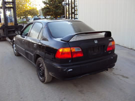 2000 HONDA CIVIC 4 DOOR SEDAN LX MODEL  1.6L AT FWD COLIOR BLACK A14128