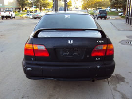 2000 HONDA CIVIC 4 DOOR SEDAN LX MODEL  1.6L AT FWD COLIOR BLACK A14128
