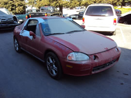 1993 HONDA DEL SOL S MODEL 1.5L AT COLOR RED A13065