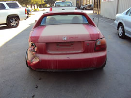 1993 HONDA DEL SOL S MODEL 1.5L AT COLOR RED A13065