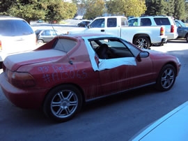 1993 HONDA DEL SOL S MODEL 1.5L AT COLOR RED A13065