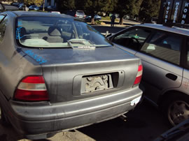 1994 HONDA ACCORD 2 DOOR COUPE EX MODEL 2.2L VTEC AT FWD COLOR  GRAY A13069