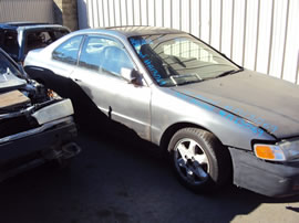 1994 HONDA ACCORD 2 DOOR COUPE EX MODEL 2.2L VTEC AT FWD COLOR  GRAY A13069
