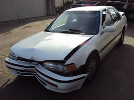 1992 HONDA ACCORD 4 DOOR SEDAN LX MODEL 2.2L AT FWD COLOR WHITE A13071