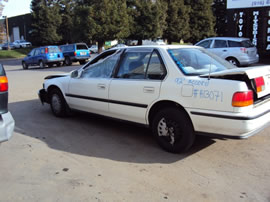 1992 HONDA ACCORD 4 DOOR SEDAN LX MODEL 2.2L AT FWD COLOR WHITE A13071