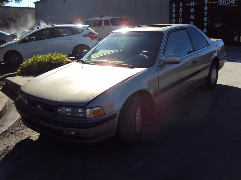 1990 HONDA ACCORD 2 DOOR COUPE EX MODEL 2.2L AT FWD COLOR GOLD A13073